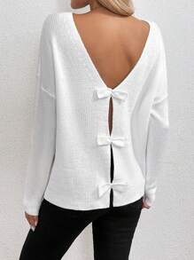 SHEIN LUNE Neuer europäischer und amerikanischer Stil, lässiger schlank sitzender, handgestrickter Damen-Pullover mit Schmetterlings-Blumen-Muster, modische Strickware für Herbst/Winter