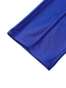 SHEIN Genkimix Kids 2pcs Young Girls Set - Stylish Jacket Paired With High-Waisted Wide Leg Pants, Spring/Autumn - Blue - View 6