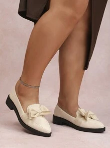 CUCCOO CURVES Oxfords de plataforma de ancho extra con suela gruesa, punta puntiaguda, boca profunda, cordones y estilo inglés para mujer, adecuados para todas las estaciones, talla grande