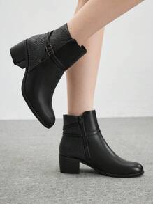 CUCCOO BIZCHIC Women's Fashionable Commuter Casual Comfortable Versatile Ankle Boots Spring Shoes Spring Break Easter For Christmas