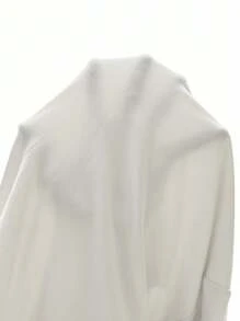 SHEIN PETITE 纯色圆领修身T恤春季女式紧身衣