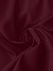 SHEIN LUNE Große Größen T-Shirt mit einfarbigem Kontrast-Spitzendesign, ärmelos, Sommer