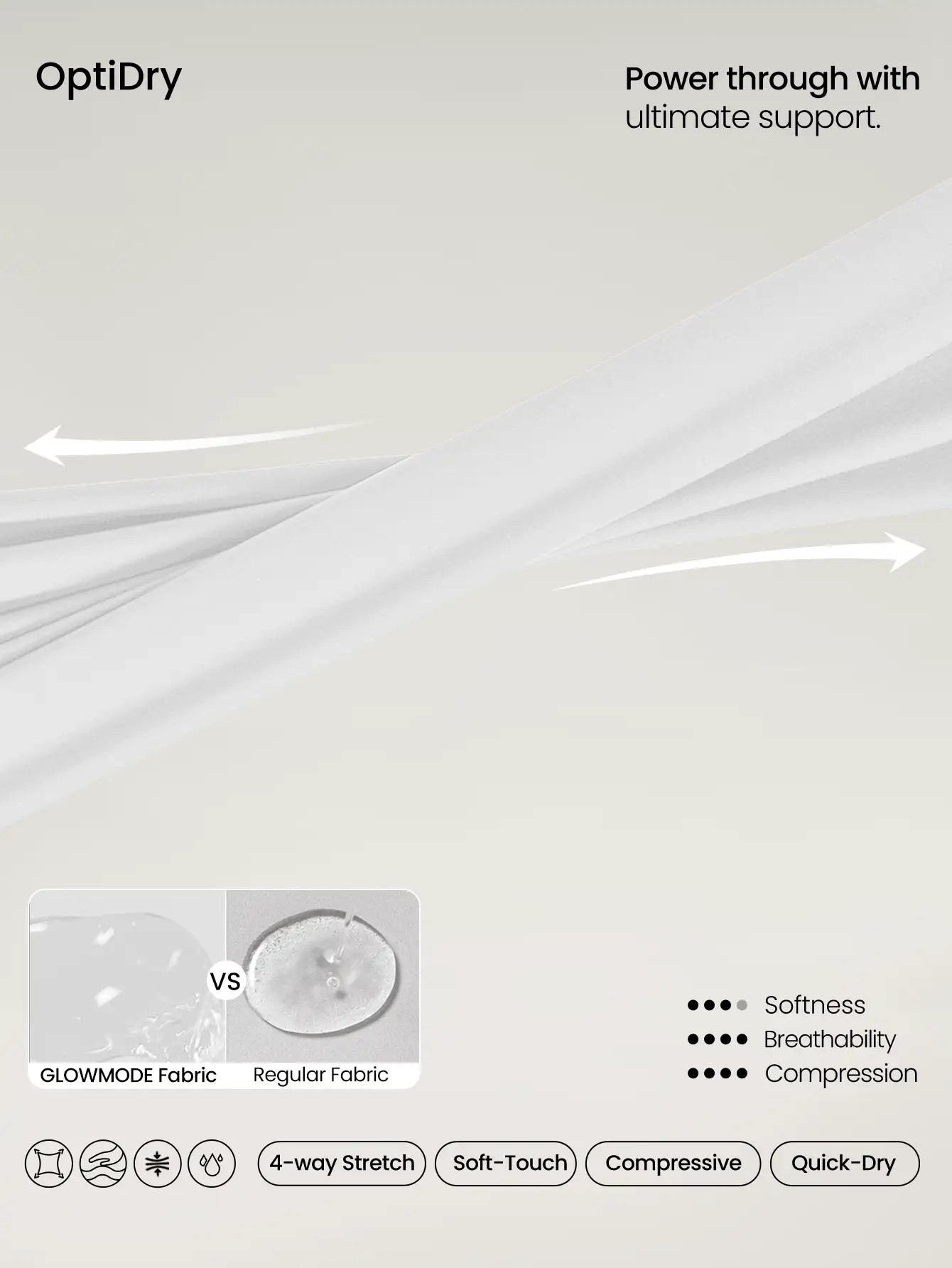 GLOWMODE Sujetador deportivo de alta sujeción, convertible, de malla, para gimnasio y entrenamiento, de secado rápido y que absorbe la humedad