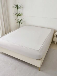 1 Stück Polyester weich & atmungsaktiv Fixleintuch, locker oben & straff unten, geeignet für alle Jahreszeiten, Anwendung für Schlafzimmer, Wohndekoration - Grau - Übersicht 12