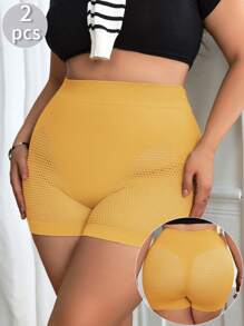 Bộ 2 quần lót khoét rỗng không đường may cỡ lớn cho ngày lễ tình nhân dành cho nữ - Nhiều màu - Xem 4