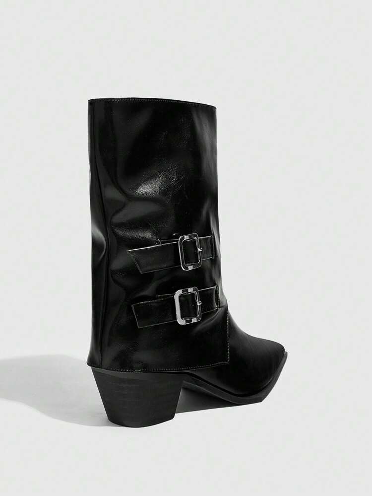 CUCCOO GRLICON Women's Ankle Boots, Y2K Style, Punk Style, Biker Style, Cool Girl Style, Suitable For Halloween, Christmas, Party