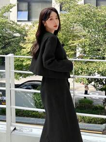 DAZY 2pcs Women Elegant Autumn New Arrival Set Two-Piece Outfits