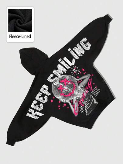 Street Life Men's Portrait Design Casual Sweatshirt Sweatshirt, Suitable For Autumn/Winter