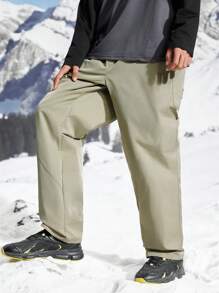 In My Nature Men's Drawstring Waist Pockets Straight Loose Outdoor Pants