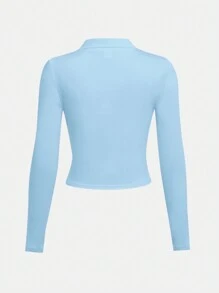 2 stuks/set tienermeisjes schattige Y2K-stijl roze gebreide V-hals ruches cropped top met lange mouwen en elastische uitlopende sterrenprint roze uitlopende broek outfit