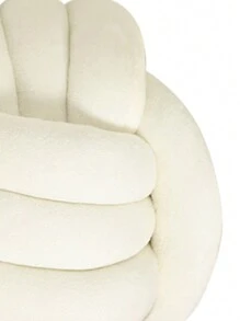 1pc Crystal Velvet Knot Ball Pillow For Sofa Window Bay Living Room Decoration