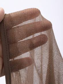 Dazy Plus Sheer Sexy Lace-Up Nightgown, All Season