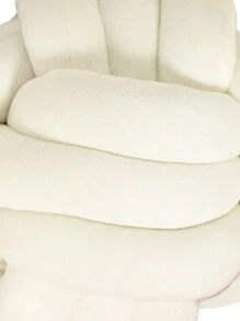 1pc Crystal Velvet Knot Ball Pillow For Sofa Window Bay Living Room Decoration