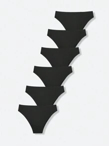 SHEIN Girlism 6pcs/Set Teen Girls' Minimalist Comfortable Seamless Triangle Panties