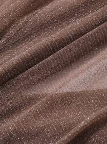 Dazy Plus Sheer Sexy Lace-Up Nightgown, All Season