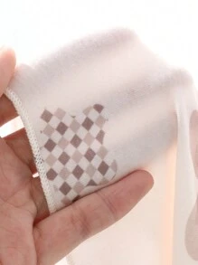 DAZY Camisón holgado con estampado de oso dulce y volantes de contraste, para otoño e invierno