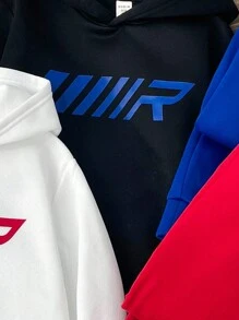 SHEIN Leap Crew 4 件套 Tween Boy 白色黑色连帽运动衫 红色蓝色慢跑裤 经济型套装 男童秋装 儿童秋装 秋季衬衫 儿童冬装 幼儿男孩秋季可爱毛衣 万圣节儿童服装 秋季衬衫 秋季衬衫 万圣节衬衫 黑色衬衫 适合通勤上学 日常休闲 大学旅行 适合运动 适合秋冬季节,抓绒,加厚 - 黑與白 - 查看 5