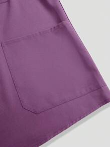 TaskEZ Conjunto de uniforme de ropa de trabajo de talla grande con top de manga corta y pantalones de unicolor