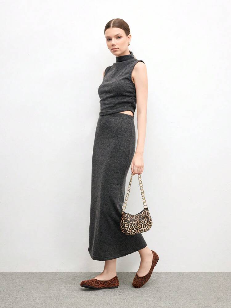 CUCCOO BIZCHIC Women Outdoor Square Toe Flat Leopard Print Suede Fashionable Casual Comfort Party Wear Flats Valentines