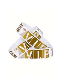 Paquete de 100 pulseras de papel reutilizables y impermeables con adhesivo para identificación rápida de invitados VIP en eventos, conciertos, festivales, clubes, fiestas, regalos de Navidad, suministros, de colores múltiples y ligeras - Multicolor - Ver 8