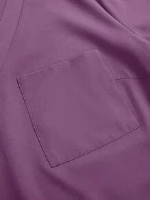TaskEZ Conjunto de uniforme de ropa de trabajo de talla grande con top de manga corta y pantalones de unicolor