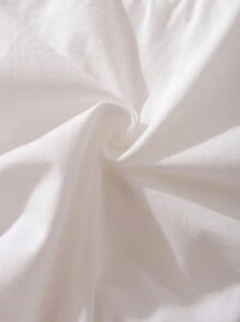 Débardeur décontracté avec décoration de nœud pour jeune fille