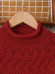 Tween Girls Apricot 2 Pieces Knit Set, Casual Loose Solid Color Chunky Knit Suit, CASUAL Tween Girls Elegant Pullover Sweater And Wide Leg Pants Outfit, Fashion Street Style Resort Look