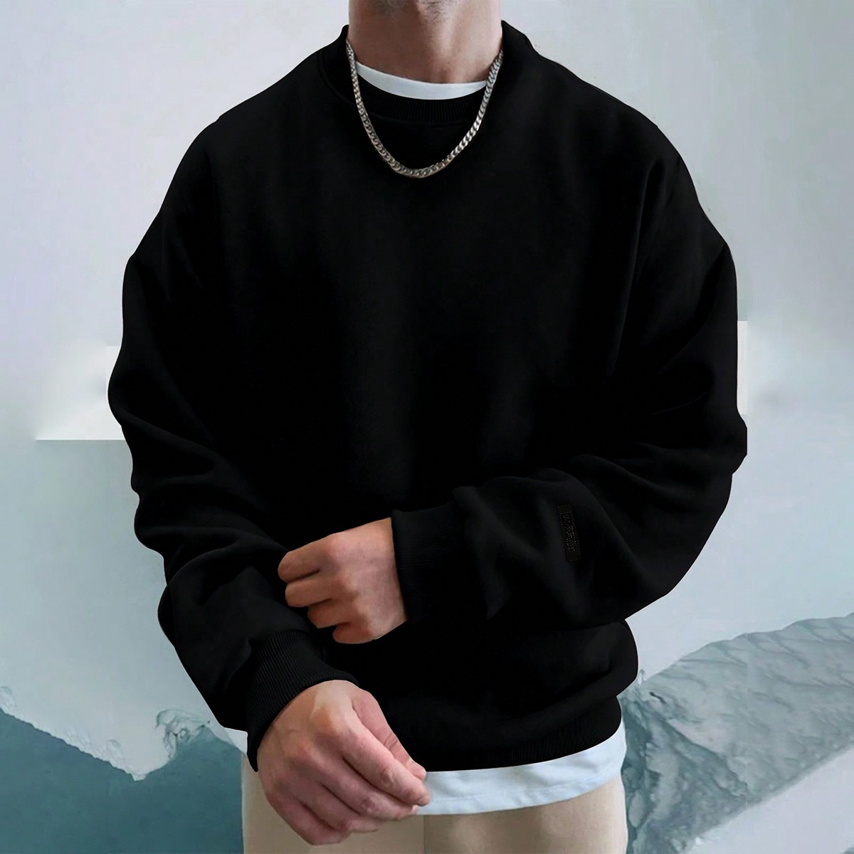 Sudadera Con Capucha Para Hombre - RueChic - Modalova