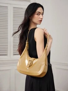 MOTF PREMIUM TÚI ĐEO VAI ĐA NĂNG ĐƠN GIẢN THƯỜNG NGÀY CHO NỮ - Màu Khaki - Xem 1