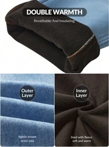 SHEIN Slayr Women's Casual Single Breasted Short Denim Jacket With Long Sleeves, Autumn - Light Wash - View 4