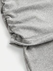 SHEIN Holiday,Summer,Travel2pcs Set For Teenage Girls, All-Match Versatile Lace Trim Camisole And Shorts Set, Suitable For Home And Outdoor Wear, Spring And Summer - Grey - View 3