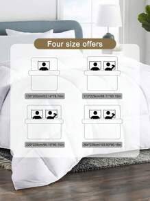 1pc Solid Comforter, Bedding, Solid Color Bed Comforter, Cozy And Comfortable Bedding, Soft And Warm Home Textile, Lightweight And Breathable Bedding Comforter, All Seasons Duvet Insert, Fits For All Size Beds - Twin, Full, Queen, King Size, Suitable For All Seasons, Bedding Gifts, Machine Washable, Pillow And Pillowcase Not Included, Back To School Season,Fall Decor,Autumn Decor,Room Decor