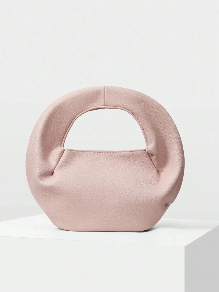 WOMEN PU LEATHER MINIMALIST SOLID COLOR CASUAL CLUTCH HANDBAG FOR COMMUTING, VALENTINES