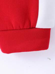 Set de 2 piezas Outfit informal para niño joven con sudadera con capucha estampada y pantalón de chándal, conjunto de 3 piezas, apto para otoño/invierno