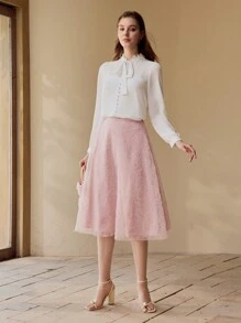MOTF PREMIUM MESH ELASTISCHE TAILLE ROK