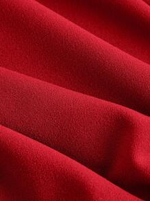 SHEIN MOD Khaki Women's Elegant Sleeveless Jumpsuit With Blazer Collar