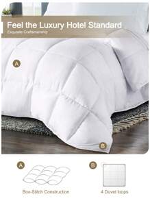 1pc Solid Comforter, Bedding, Solid Color Bed Comforter, Cozy And Comfortable Bedding, Soft And Warm Home Textile, Lightweight And Breathable Bedding Comforter, All Seasons Duvet Insert, Fits For All Size Beds - Twin, Full, Queen, King Size, Suitable For All Seasons, Bedding Gifts, Machine Washable, Pillow And Pillowcase Not Included, Back To School Season,Fall Decor,Autumn Decor,Room Decor