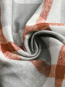 SHEIN LUNE Women's Loose Plaid Long Sleeve Shacket, Plus Size, Suitable For Autumn/Winter Women Shirt - Multicolor - View 6