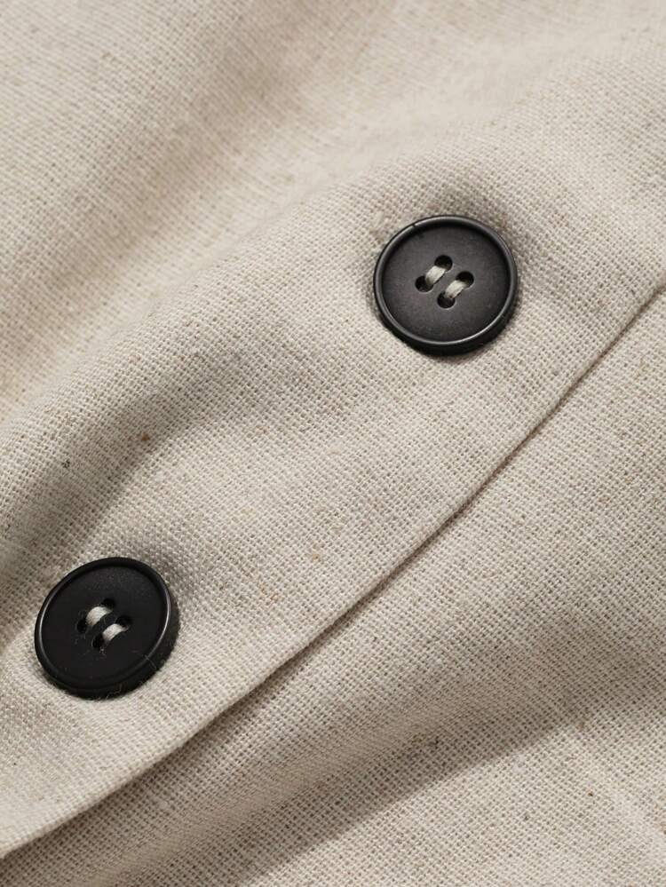 Women Casual Minimalist Linen Vest And Shorts 2 Pieces Set,Short Women Sets