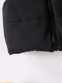 SHEIN Playful Pals 2-In-1 Baby Girl Reversible Vest - White - View 7