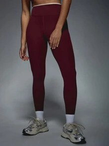 MISSGUIDED High Rise Sports Leggings - Brown - View 6