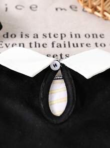 SHEIN Playful Pals Baby Boy Långärmad Wizard-dräkt, moderiktig klädsel som lämpar sig för scenuppträdande, Halloween-festkläder