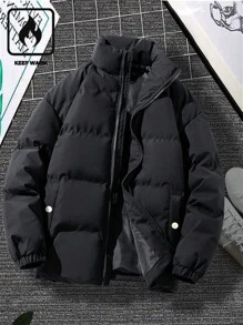 Manfinity Hypemode Men's Padded  Jacket - Black - View 7
