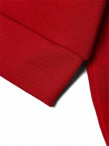 SUMWON Holiday Sweatshirt Cozy Vibes Print Festive Mug Design Christmas Winter Fleece Pullover Snowflake Pattern Holiday Season Loungewear