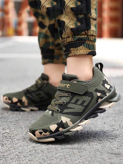 Casual Fashionable Lightweight, Durable, Breathable & Comfortable Athletic Sneakers Suitable For Outdoor, Slip-Resistant, For Youth