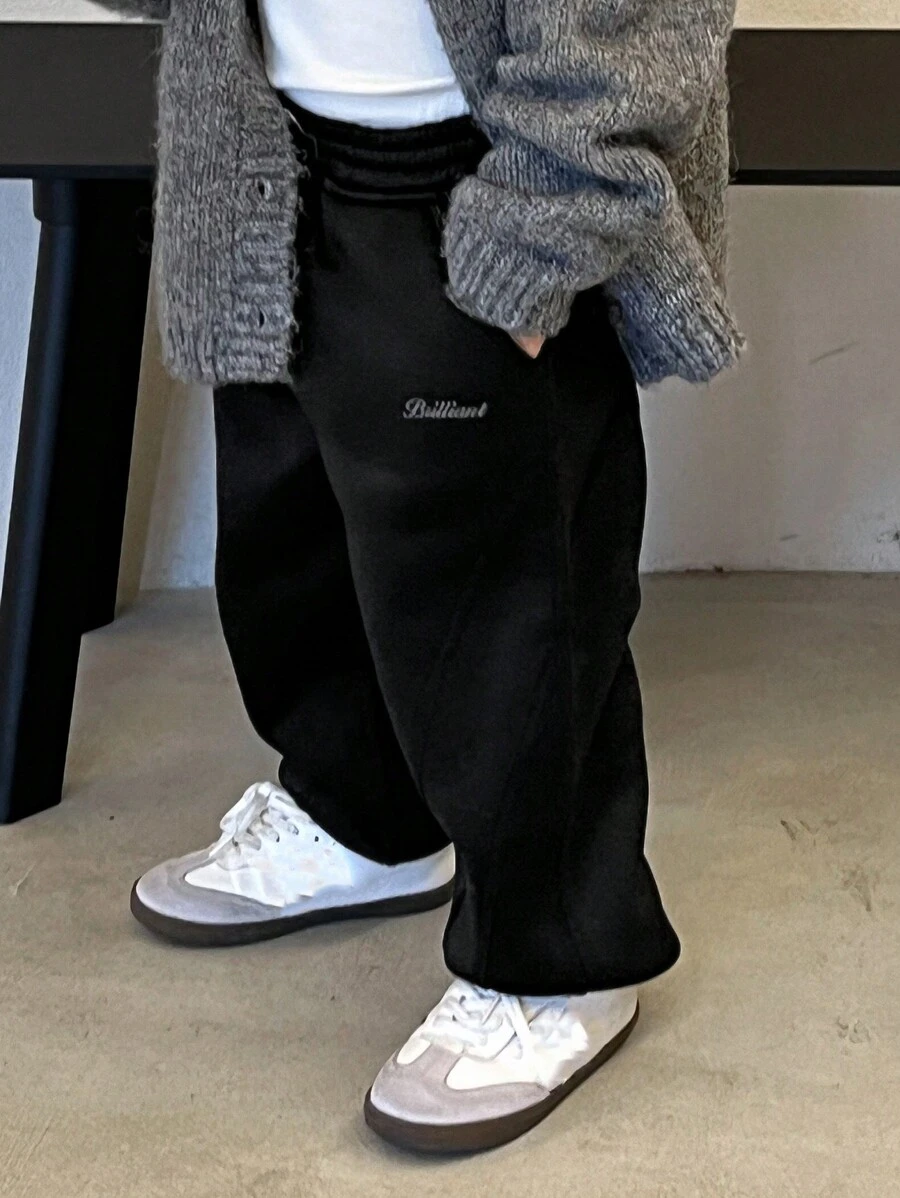 DAZY 年轻男孩纯色简约时尚休闲运动裤