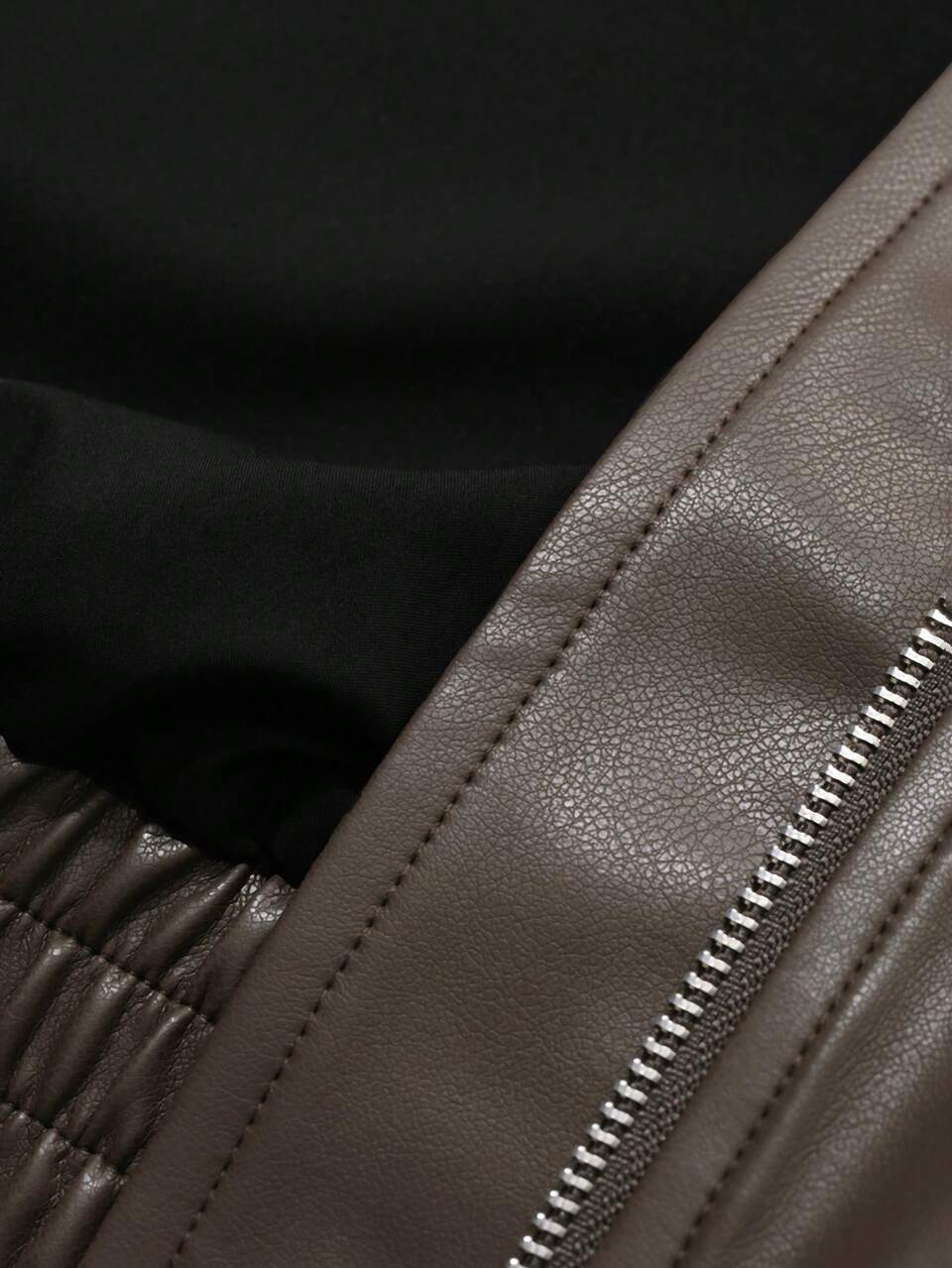 Autumn New Loose Casual PU Women's Jacket,Fall Women Clothes Leather Jacket