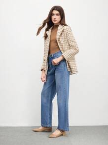 CUCCOO BIZCHIC Pointed Toe French Inspired Color Block Bow Rivet Decorated Low Vamp Elegant Fashion Women High Heel Shoes Valentine's Day For Christmas - Apricot - View 10