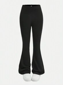 SHEIN Explorewe 2pcs Vintage American English Graphic Sweatshirt & Pants Set For Teen Girls - Apricot - View 10