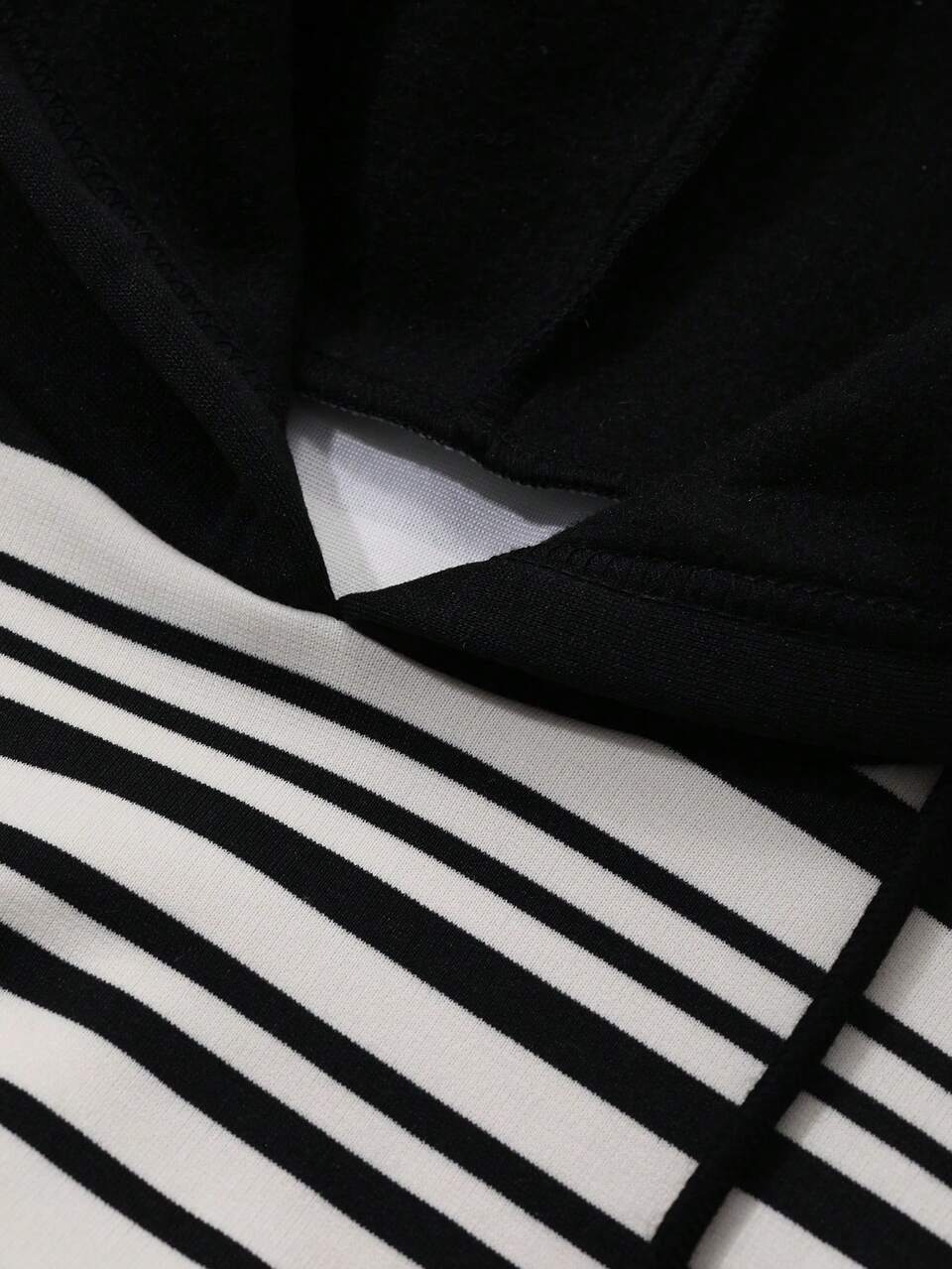 Color Block Striped Loose Hoodie Sweatshirt For Women,Fall Clothes